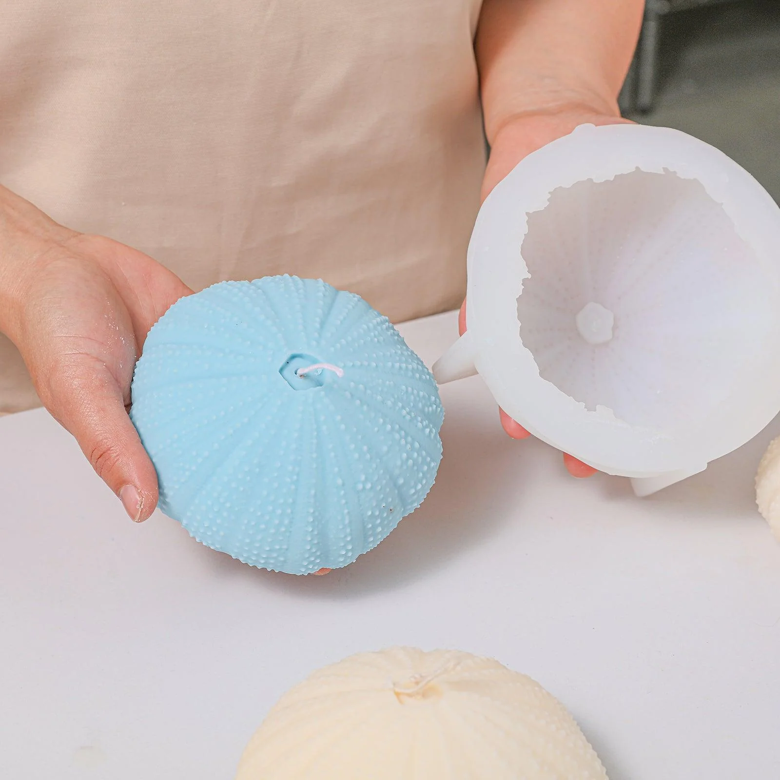 Sea Urchin Candle Silicone Mold - Image 3