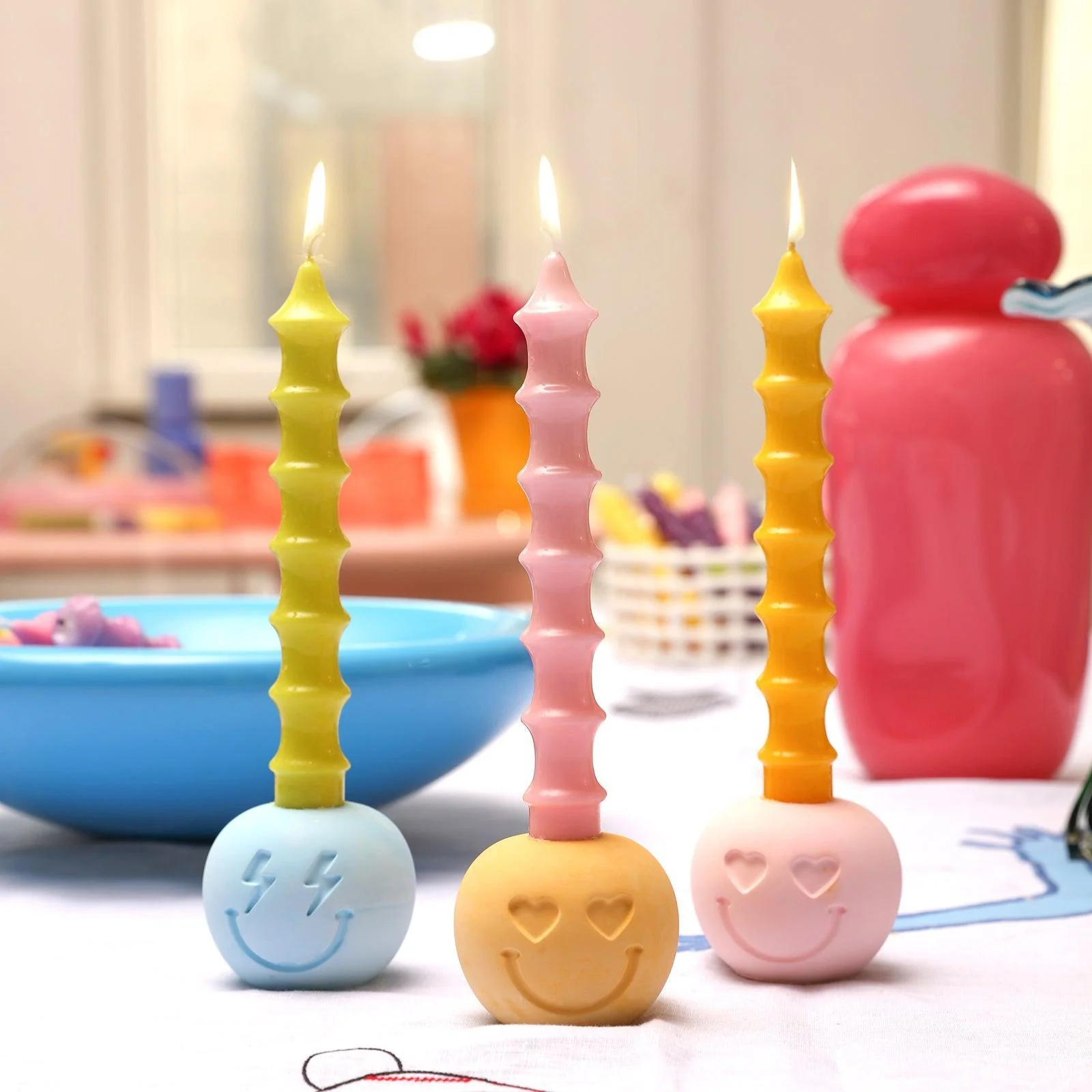 Bamboo Shaped Spiral Taper Candle Silicone Mould - Image 4