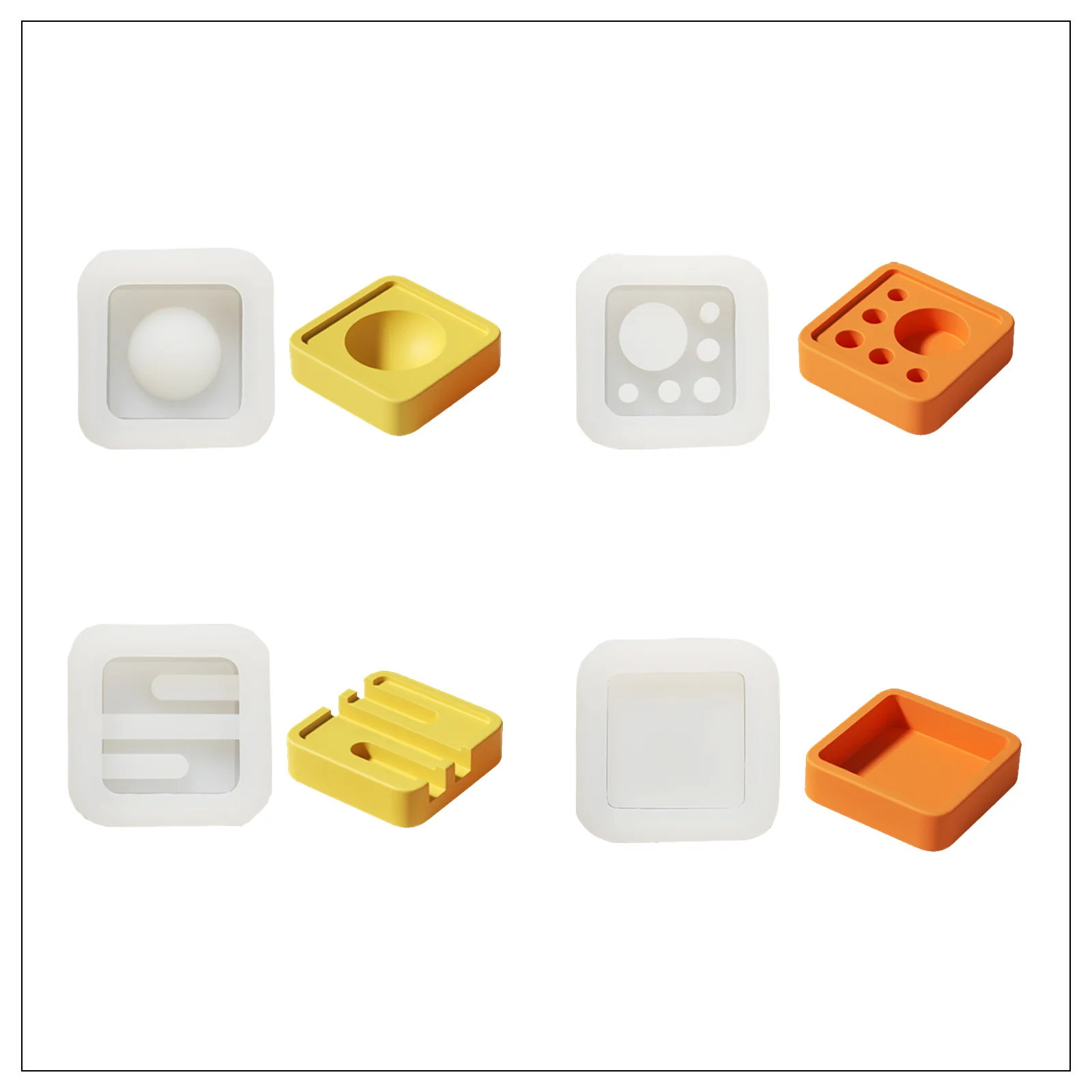 Square Multi-Functional Stationery Support Silicone Mold - Image 7