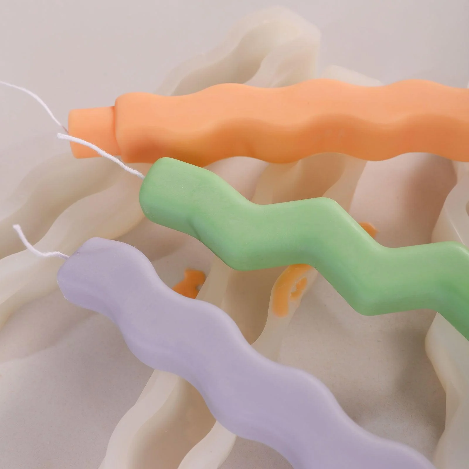 Wave Taper Candle Silicone Mold - Image 6