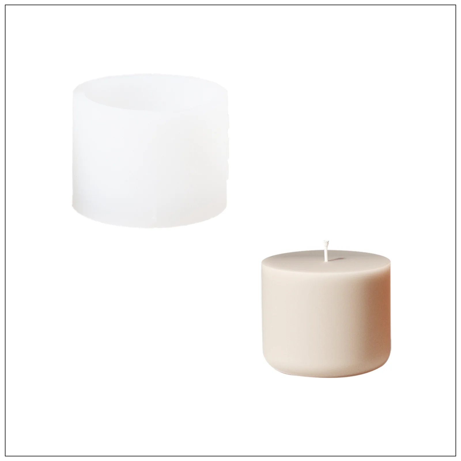 Pumpkin-Inspired Candle Jar Silicone Mold & 6.5 oz Candle Refill Silicone Mold - Image 12
