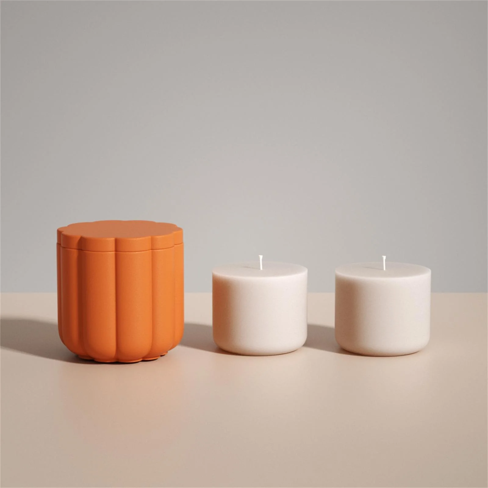 Pumpkin-Inspired Candle Jar Silicone Mold & 6.5 oz Candle Refill Silicone Mold - Image 7