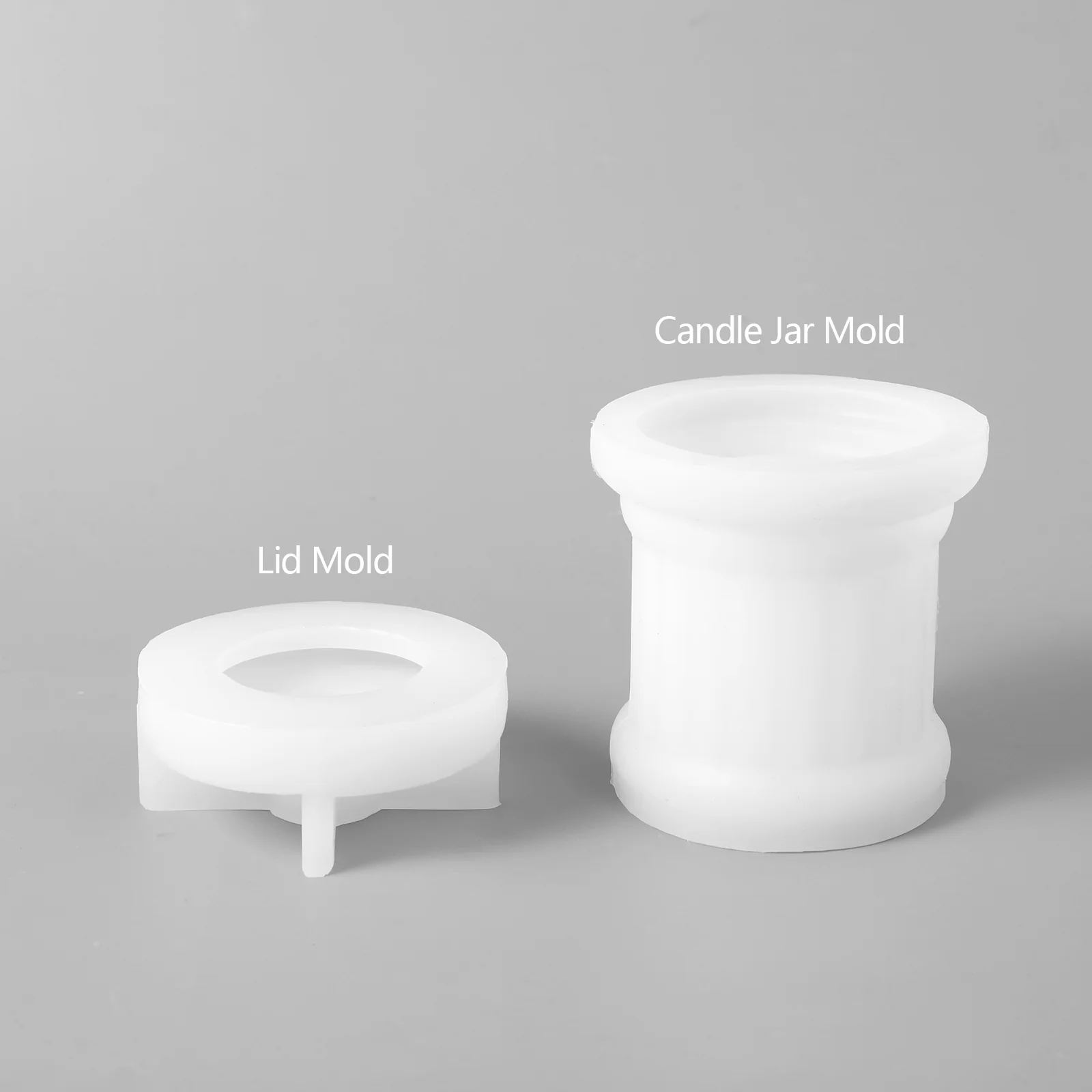 Architecture Concrete Candle Jar with Lid Silicone Mold - Image 8