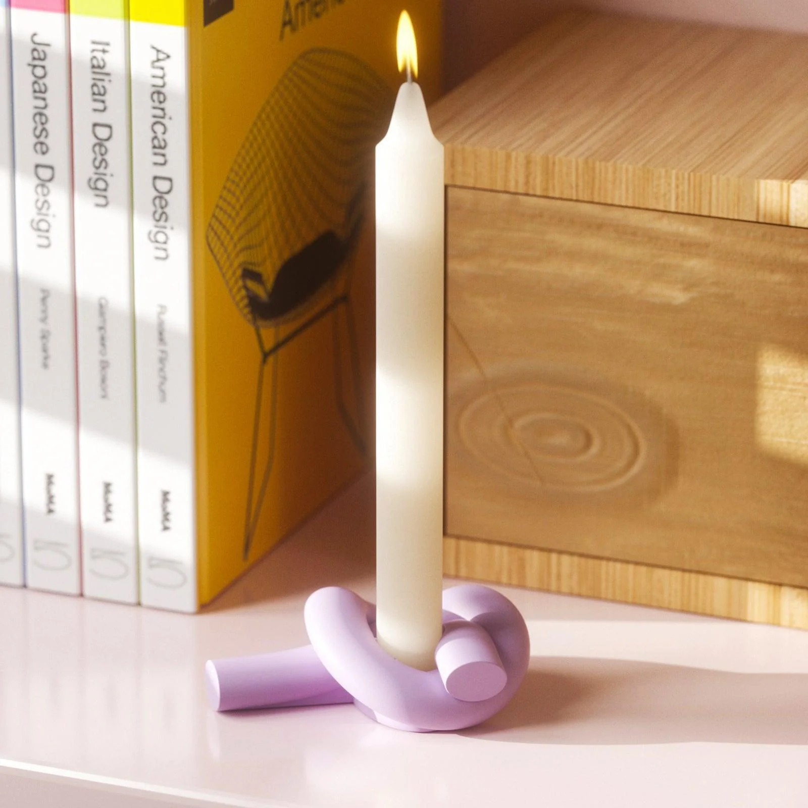Knot Shape Taper Candle Holder Silicone Mold - Image 6