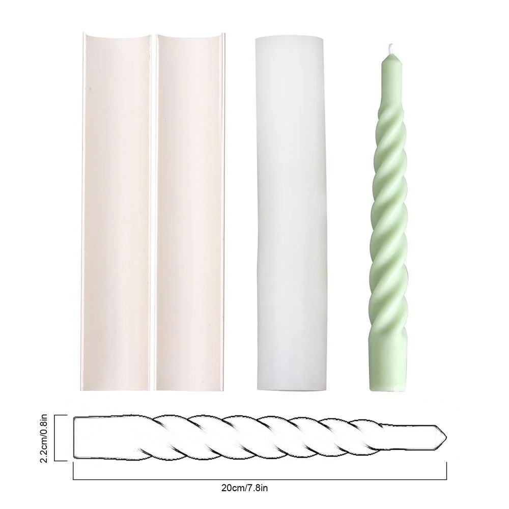 Spiral Taper Candle Silicone Mold - Image 9