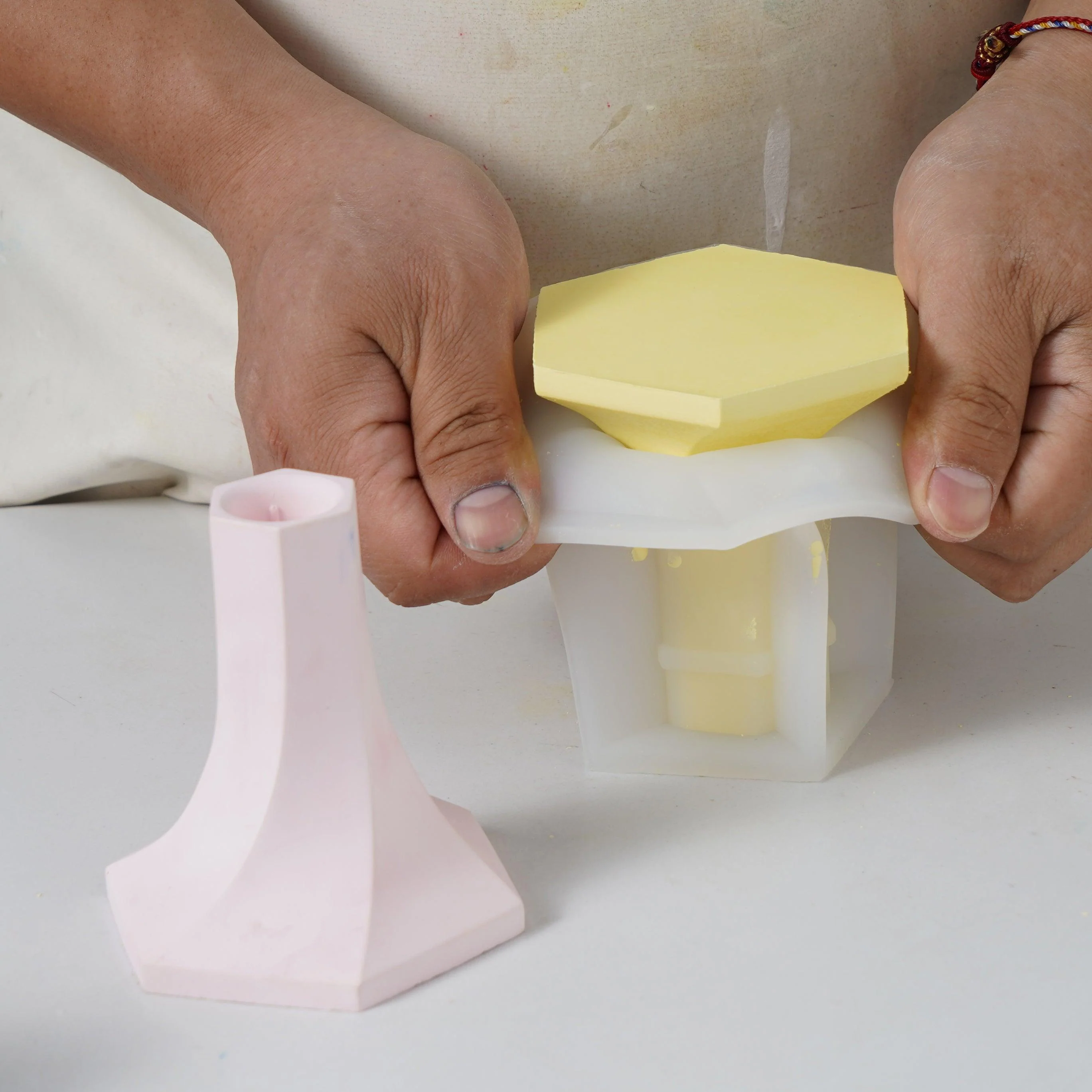 Geometric Taper Candle Holder Silicone Molds - High Sized - Image 3