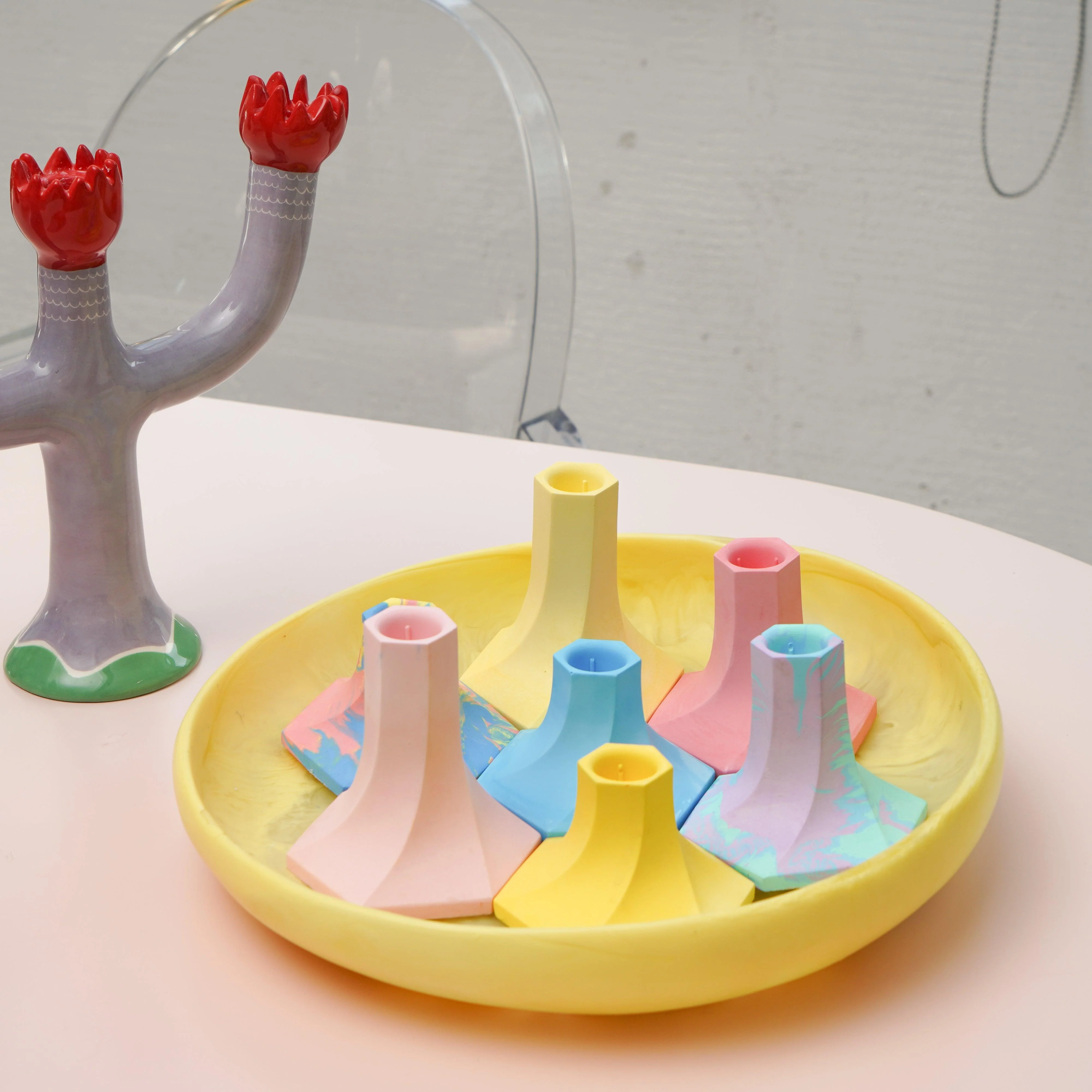 Geometric Taper Candle Holder Silicone Molds - High Sized - Image 6