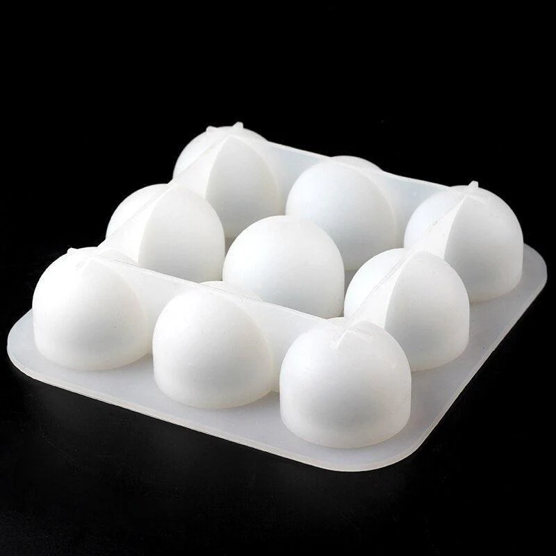 Silicone Soap Mold 9-Cavity Bath Bomb Mould - Image 3