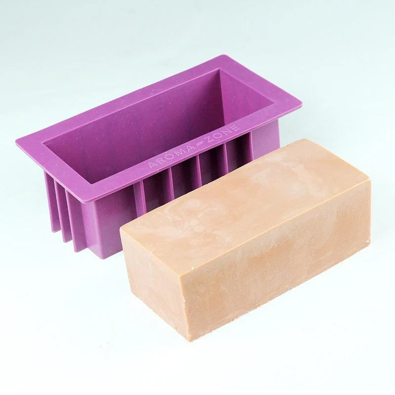 Rectangular Loaf Mould Handmade Silicone Soap Mold - Image 6