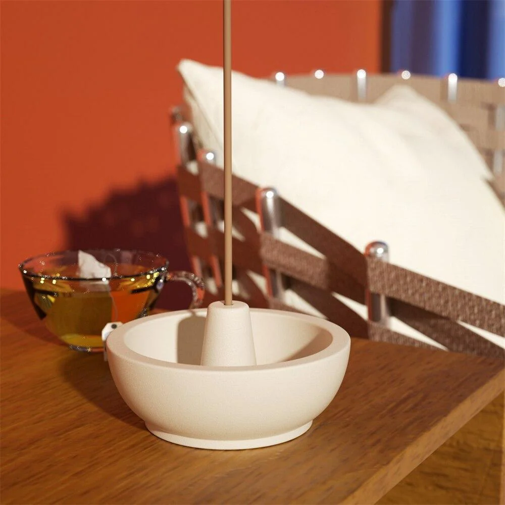 Concrete Round Incense Holder Silicone Mold - Image 6
