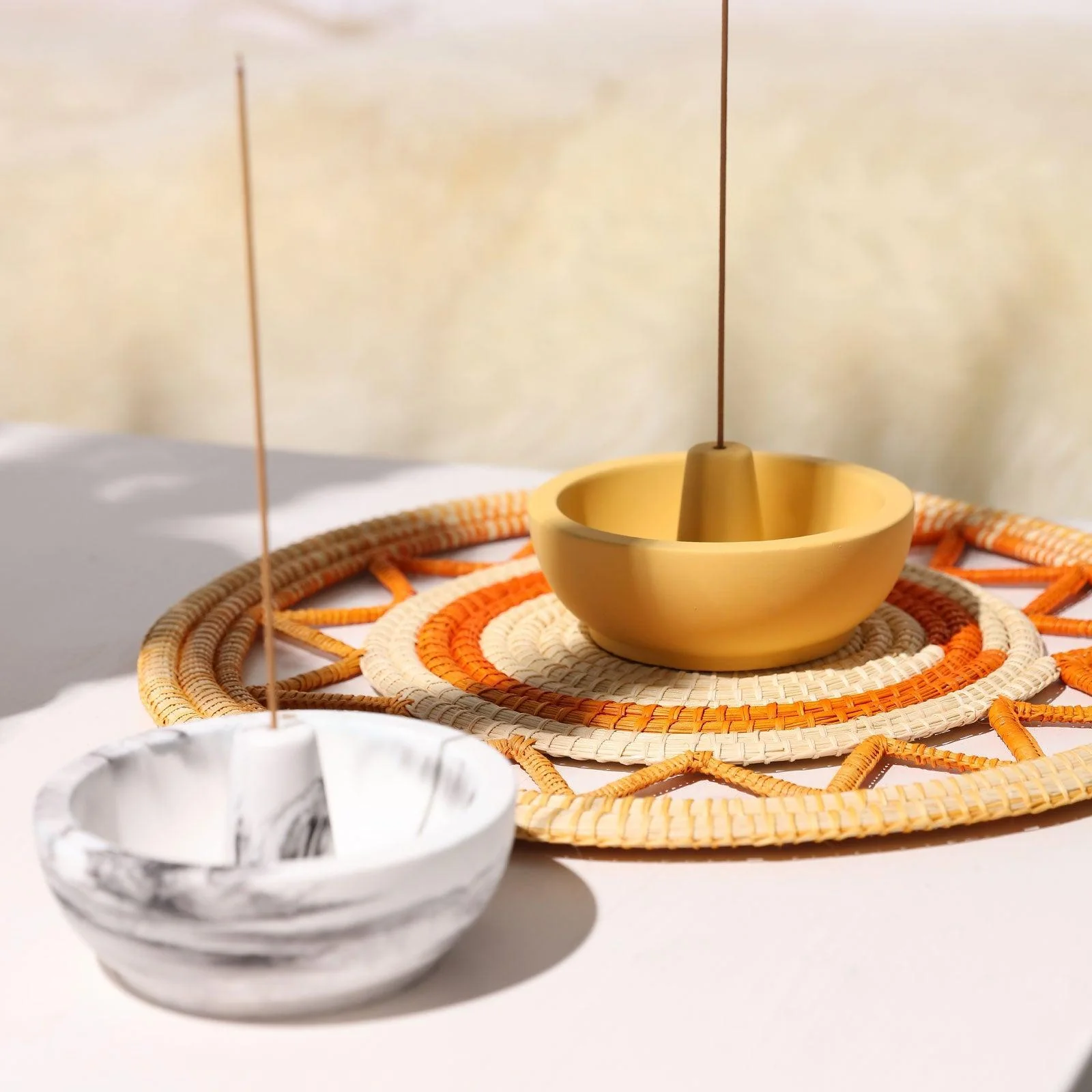 Concrete Round Incense Holder Silicone Mold - Image 7