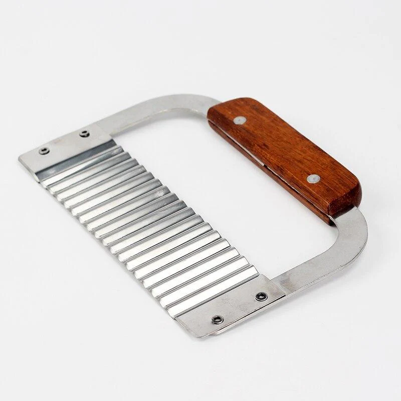 Nicole Loaf Wood Cutter Box & Stainless Steel Wavy Cutting Tools Kit - Image 3