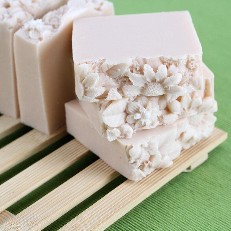Nicole Loaf Soap Mold with Wooden Box & Embossed Mat - Image 7