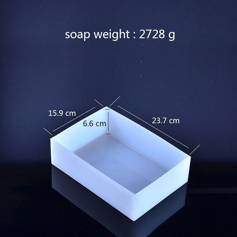 Nicole Slab Soap Mold Rectangle Silicone Liner Insert - Image 11