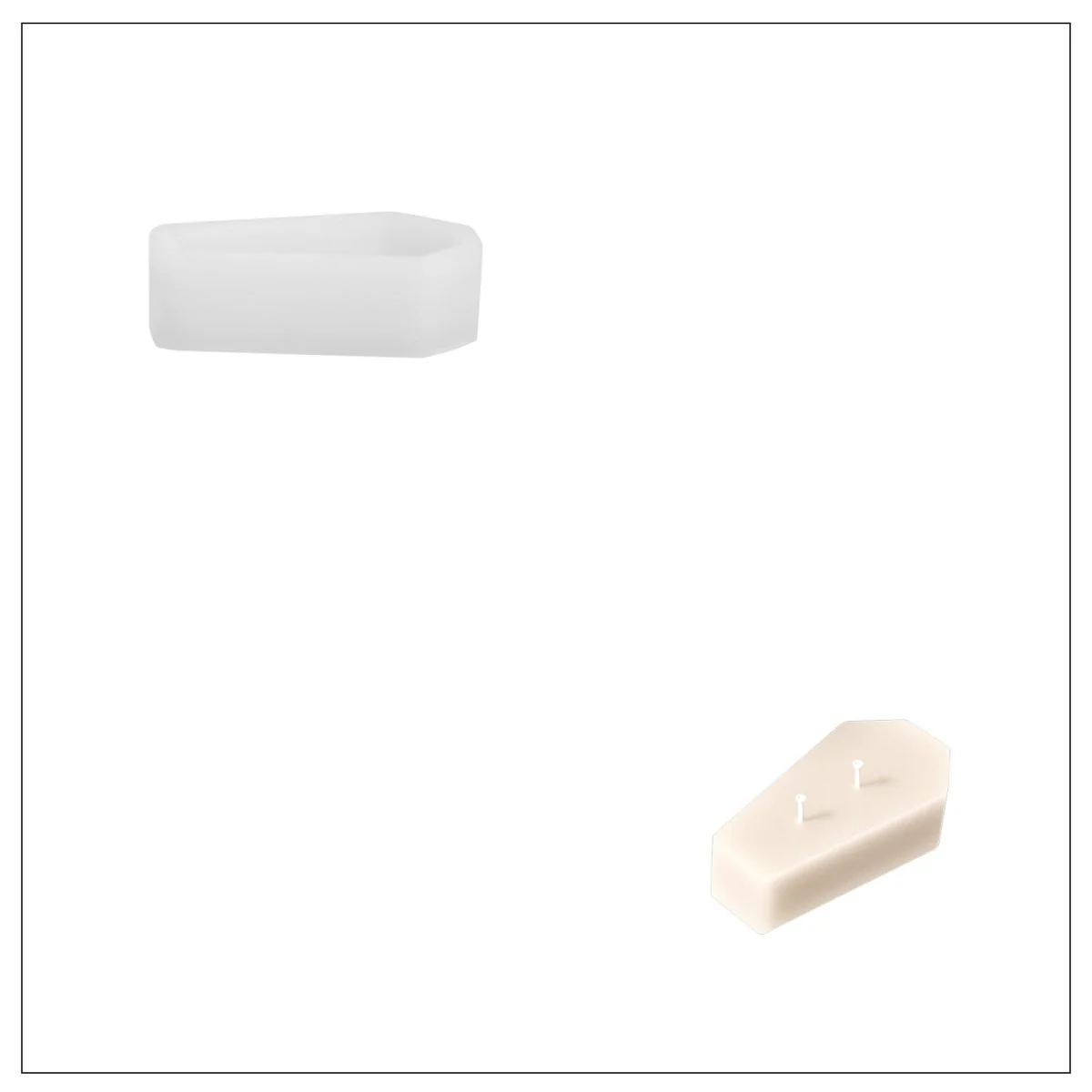 Nightfall Coffin Candle Jar & Candle Refill Silicone Mold Collection - Image 10