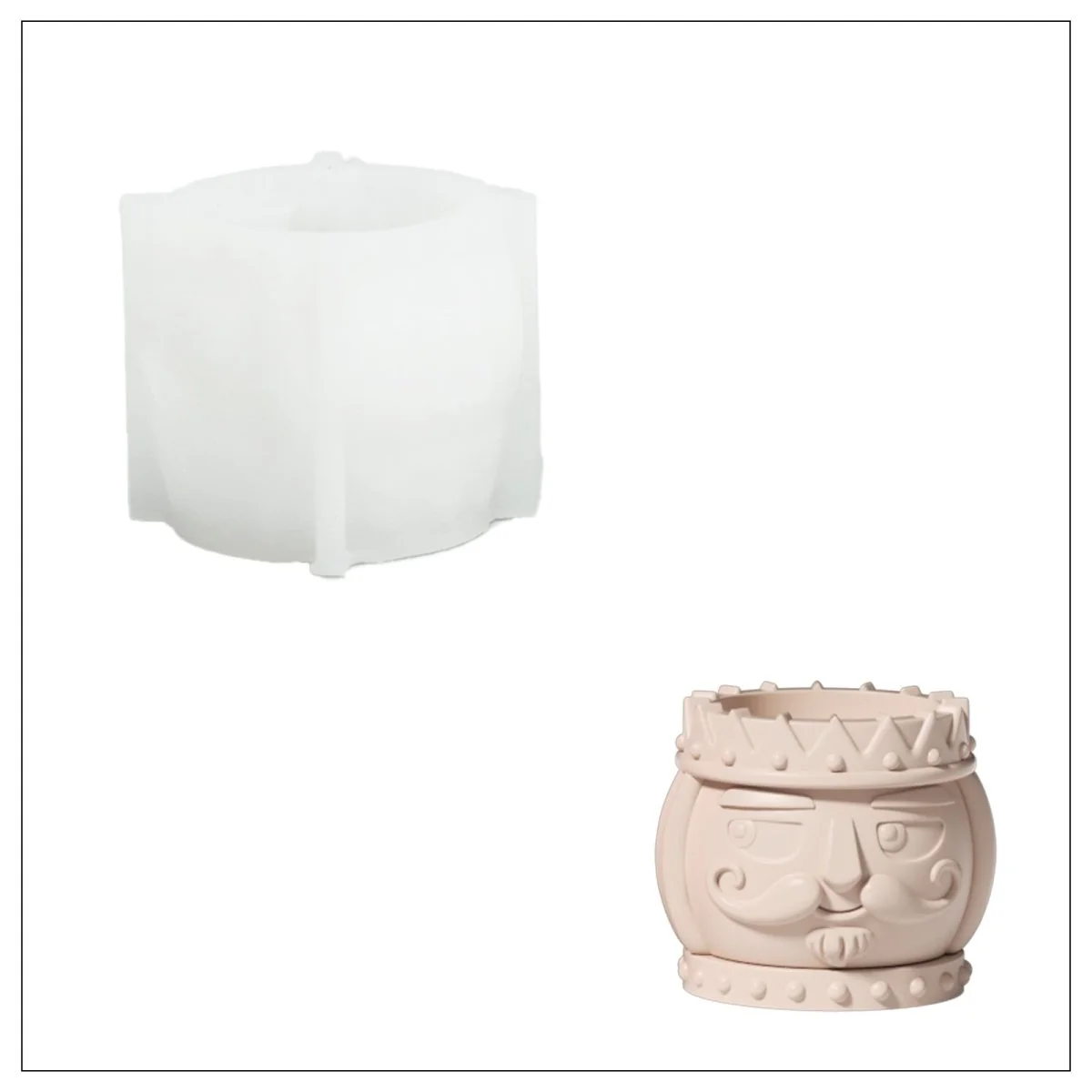 Nutcracker Parade Candle Holder Silicone Mold Collection - Image 8