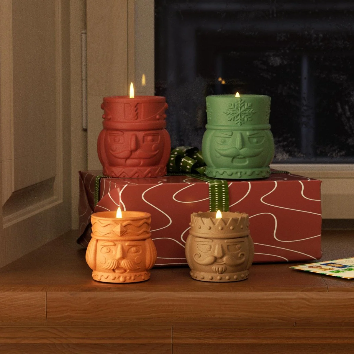 Nutcracker Kingdom Candle Jar Silicone Mold Collection - Image 3