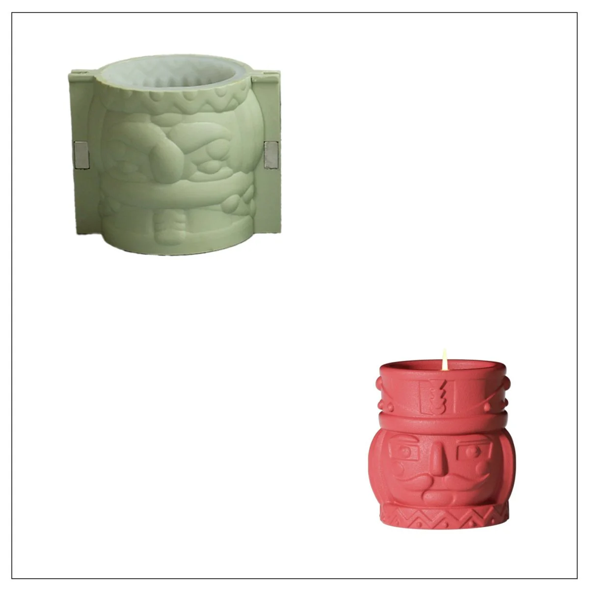 Nutcracker Kingdom Candle Jar Silicone Mold Collection - Image 9