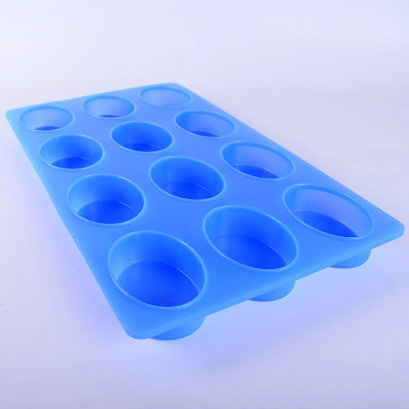 12-Cavity Oval Soap Silicone Mould - Image 4