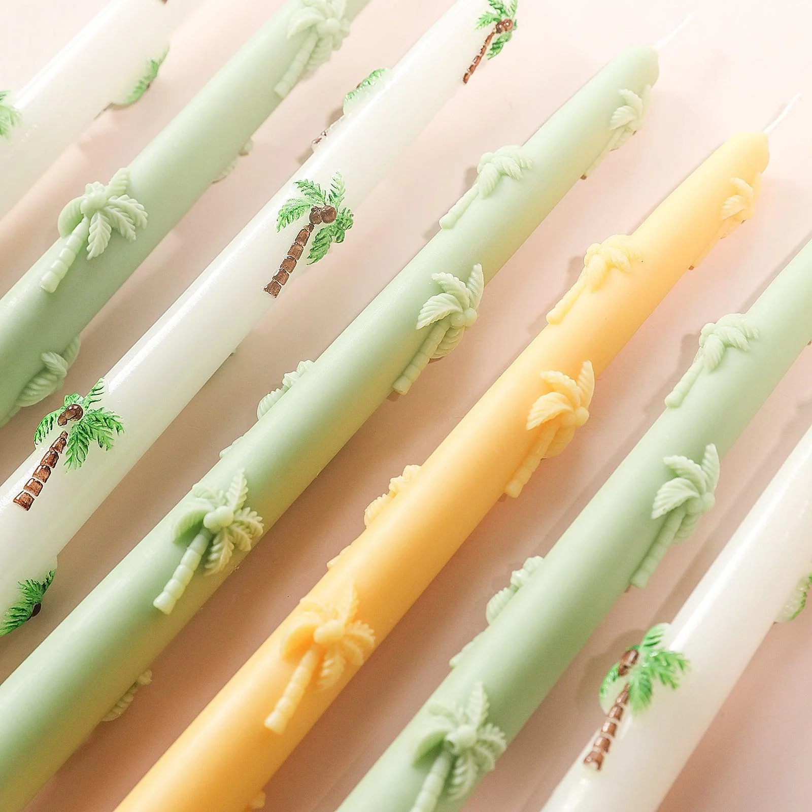 Tropical Palm Tree Taper Candle Silicone Mold - Image 9