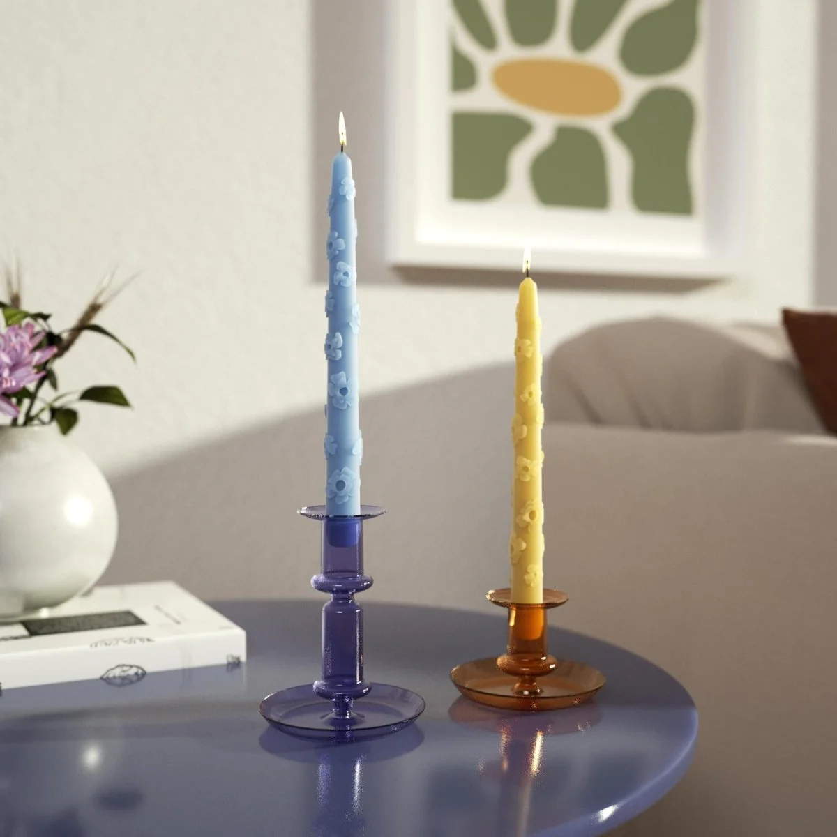 Petal Waltz Taper Candle Silicone Mold - Ⅱ - Image 5