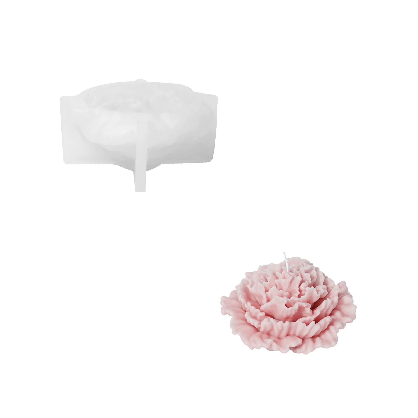 Petal Whisper Carnation Candle Silicone Mold - Image 12