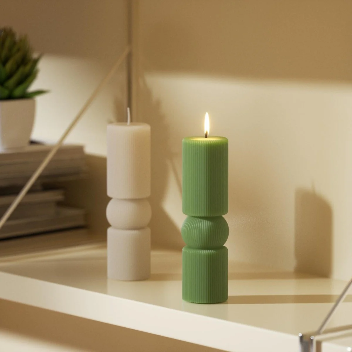 Echo Column Pillar Candle Silicone Mold - Image 5