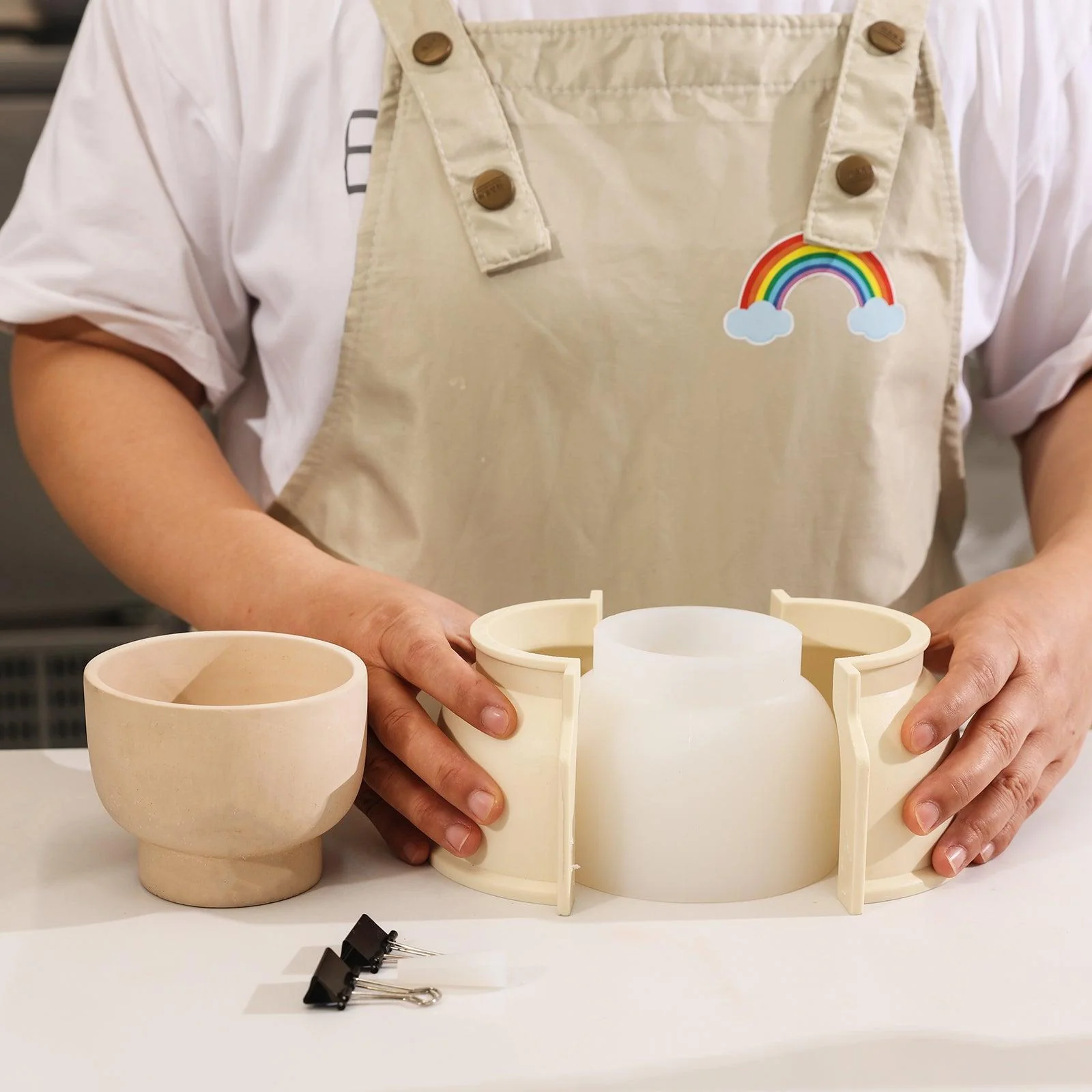 Bowl-shaped Concrete Plant Pot Silicone Mold - Ⅰ - Image 2
