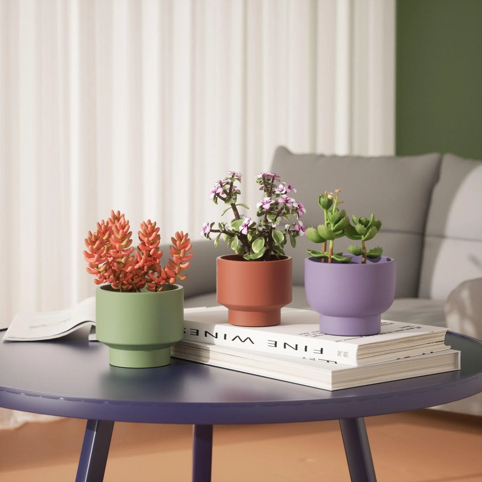 Bowl-shaped Concrete Plant Pot Silicone Mold - Ⅰ - Image 7