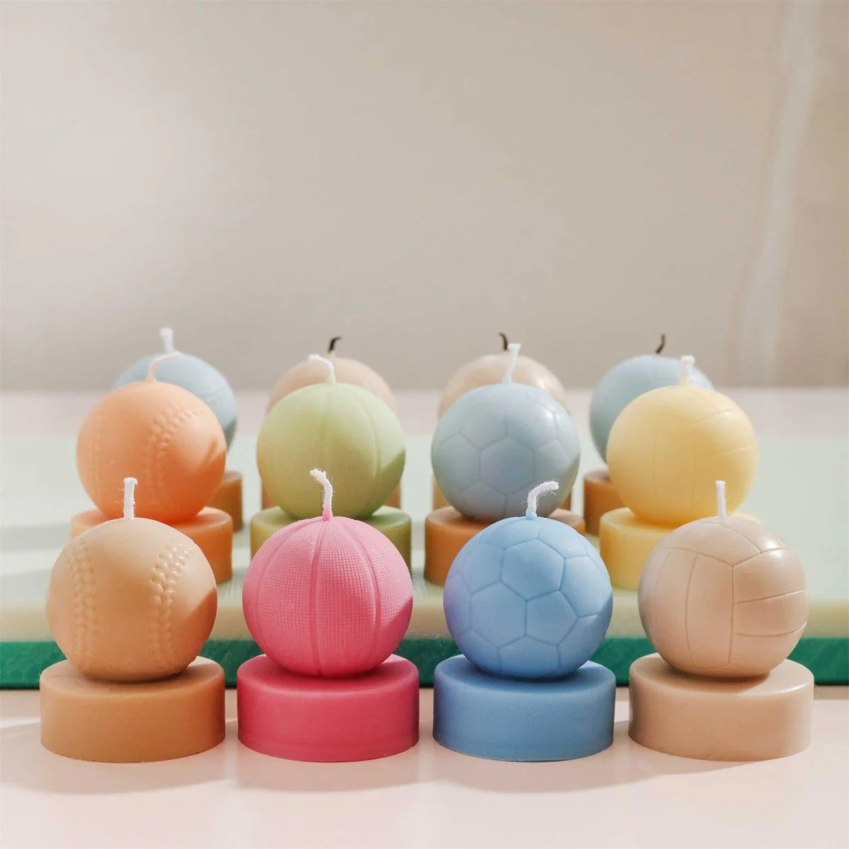 Play Ball Tealight Candle Silicone Mold Collection - Image 9