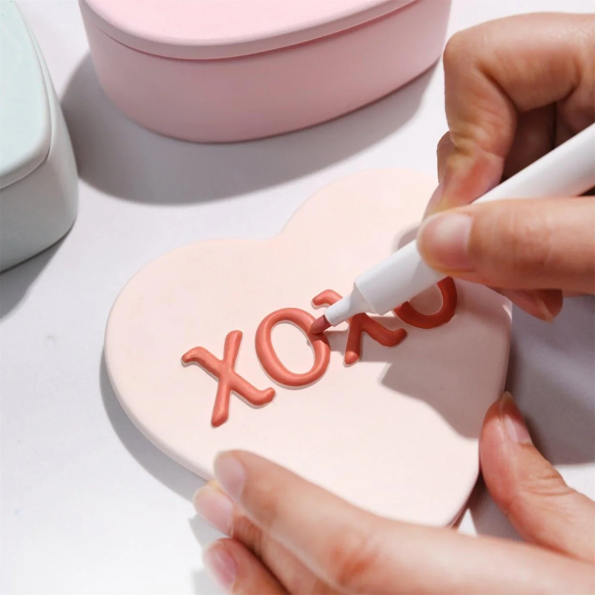 Playful Love Notes Heart Storage Jar Silicone Mold Collection - Image 6