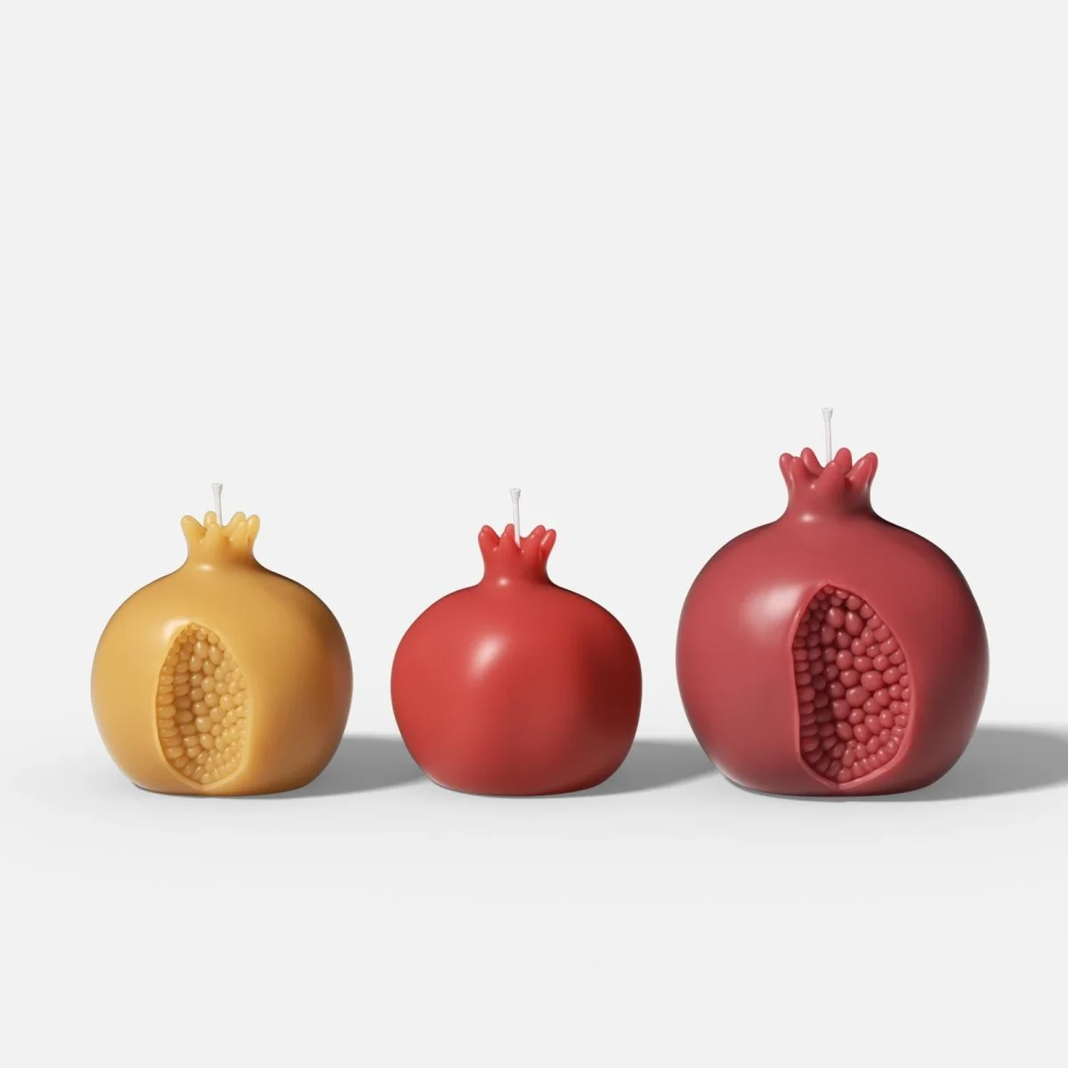 Pomegranate Bloom Candle Silicone Mold Collection