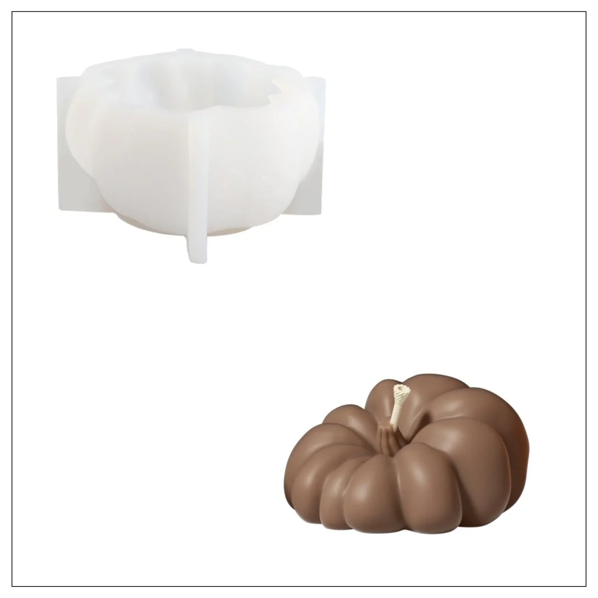 Pumpkin Hour Candle Silicone Mold Collection - Image 13