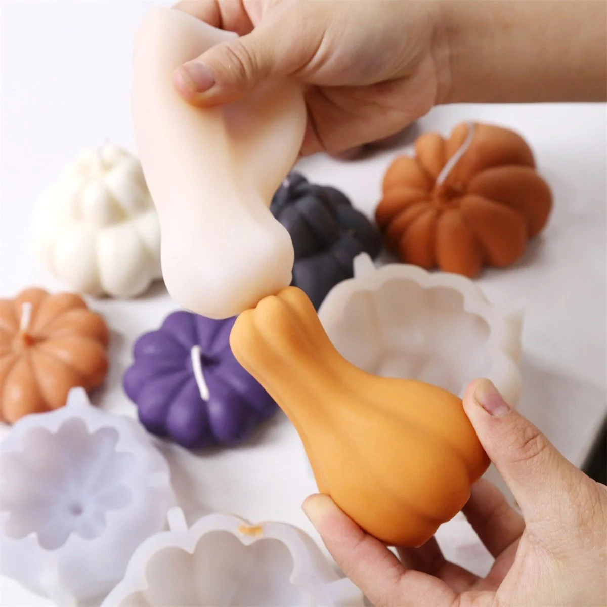 Pumpkin Hour Candle Silicone Mold Collection - Image 5