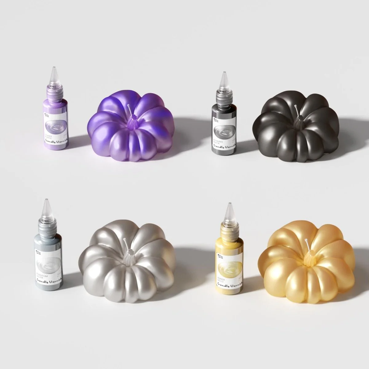 Pumpkin Hour Candle Silicone Mold Collection - Image 7