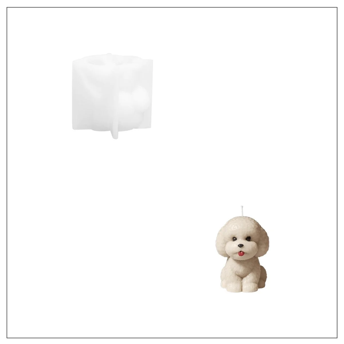 Puppy Pals Candle Silicone Mold Collection - Image 9