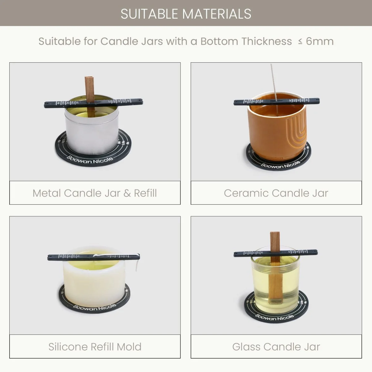 Quick Magnetic Candle Wick Centering Setter Tool - Image 8