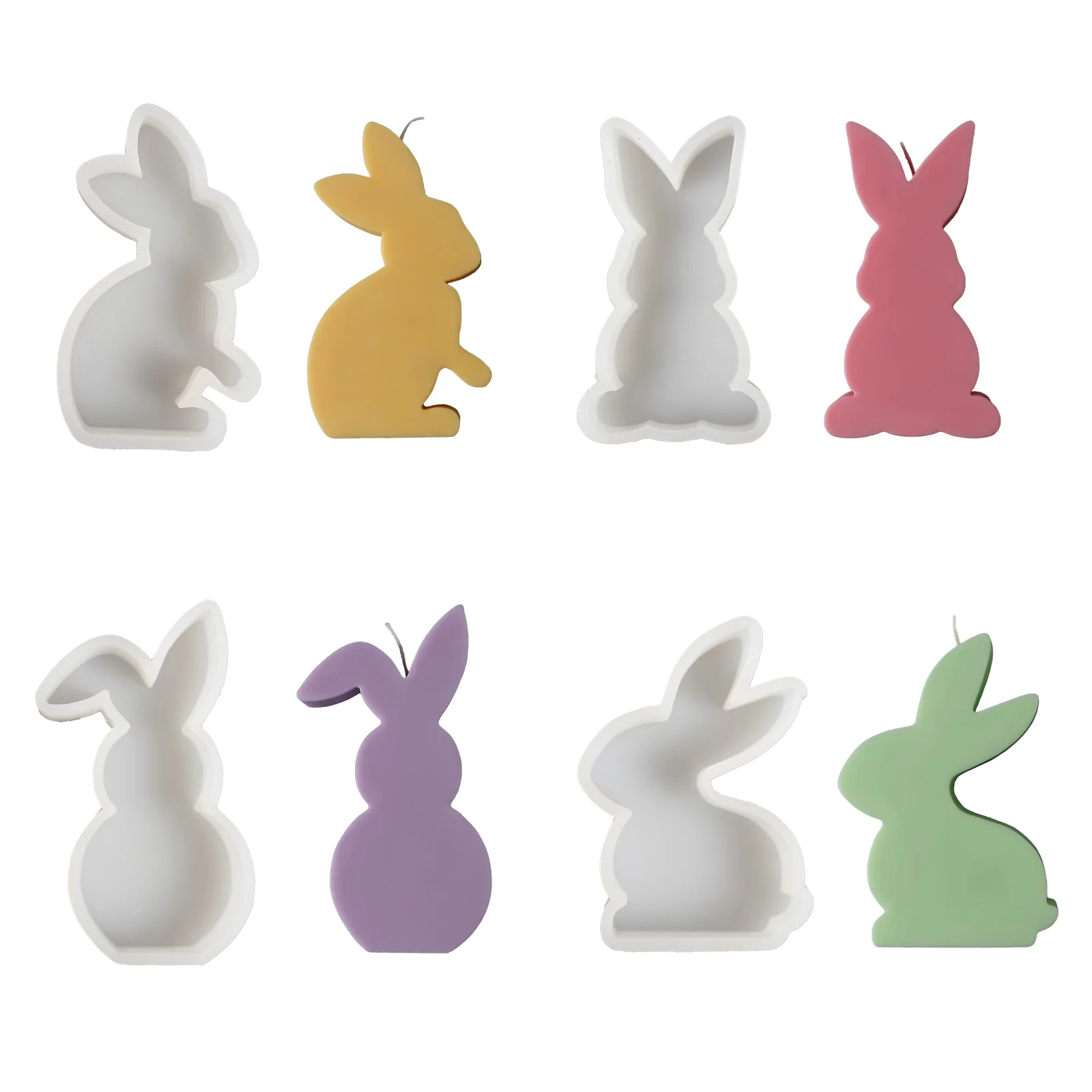 Easter Bunny Candle Silicone Mold Set - Image 11
