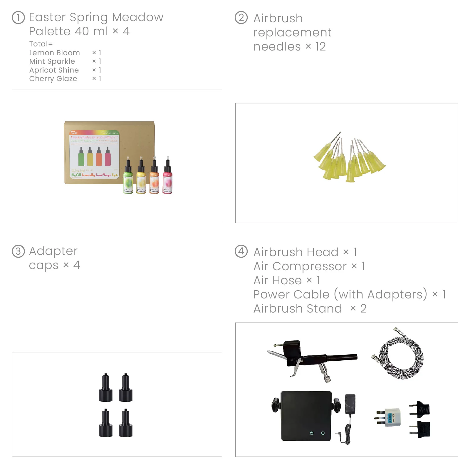Refill Candle Lacquer for Airbrush - Spring Meadow Palette - Image 14