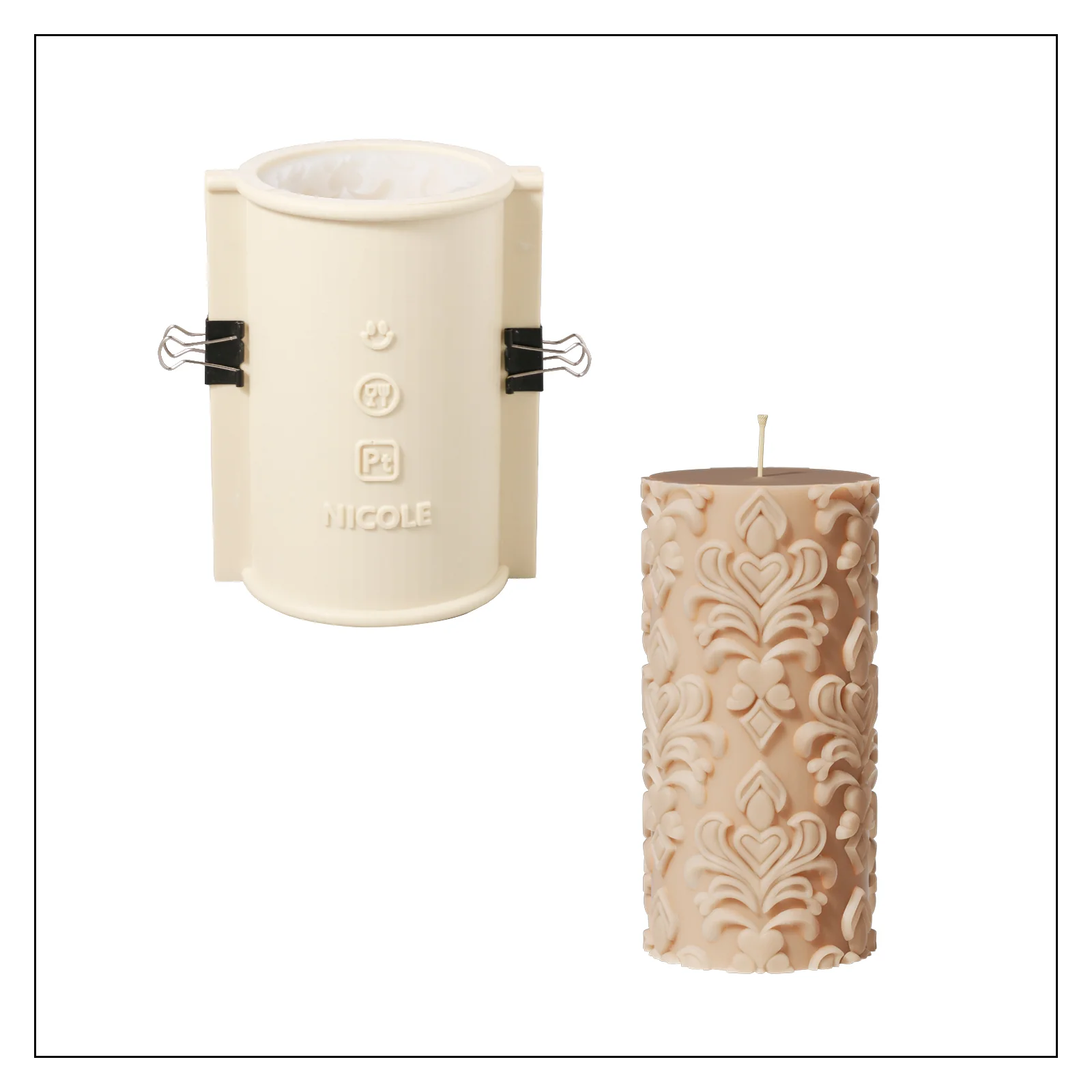 Relief Candle Collection Silicone Mold - Image 10