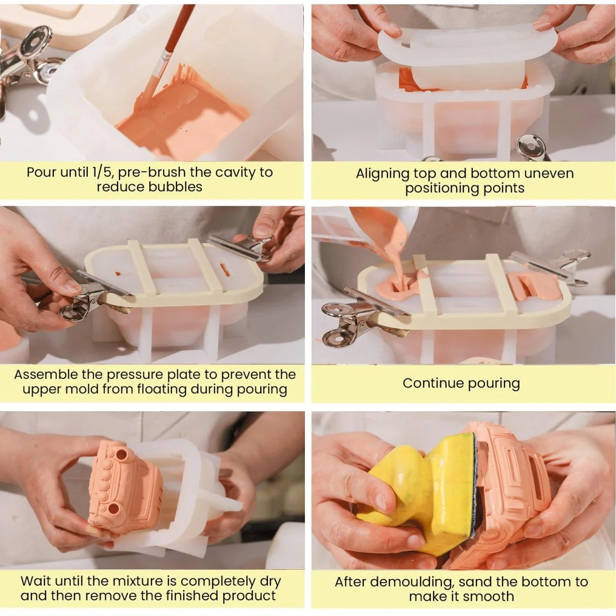 Retro-styled Car-Shaped Incense Burner Silicone Mold - Image 9