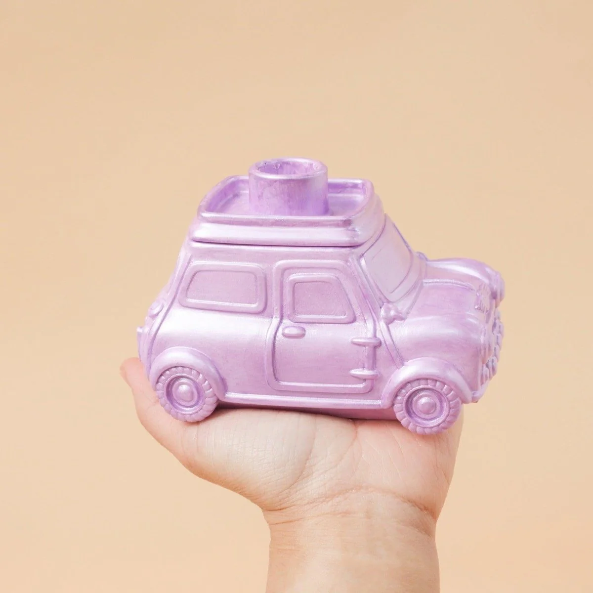 Retro-styled Car-Shaped Multi-Functional Candle Jar & Holder Silicone Mold - Image 9