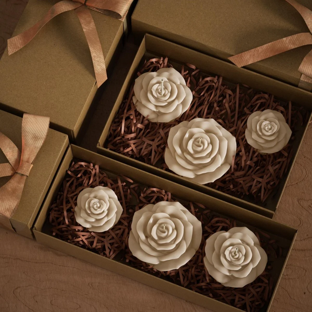 Rose Bloom Candle Silicone Mold Collection - Image 5
