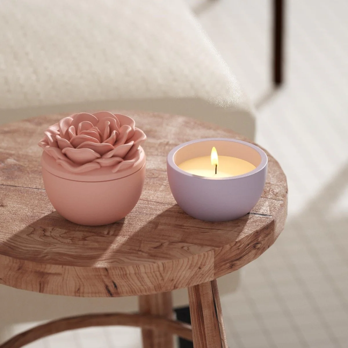Crowning Rose Candle Jar Silicone Mold & 3.5oz Candle Refill Mold - Image 4