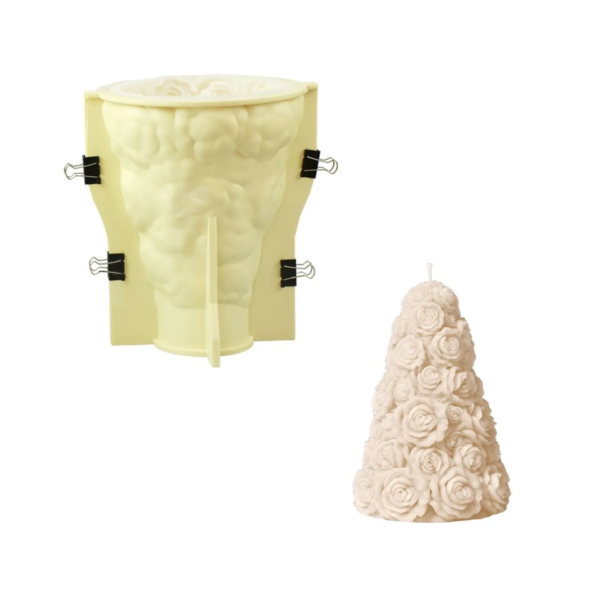 Rose Tree Candle Silicone Mold Collection - Image 12