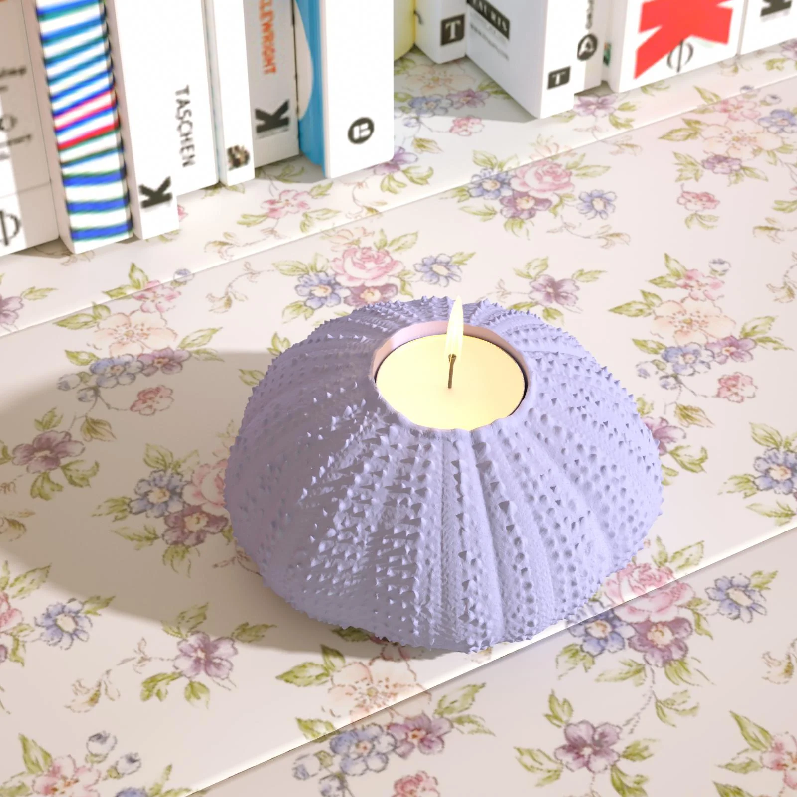 Sea Urchin Tealight Candle Holder Silicone Mold - Image 5