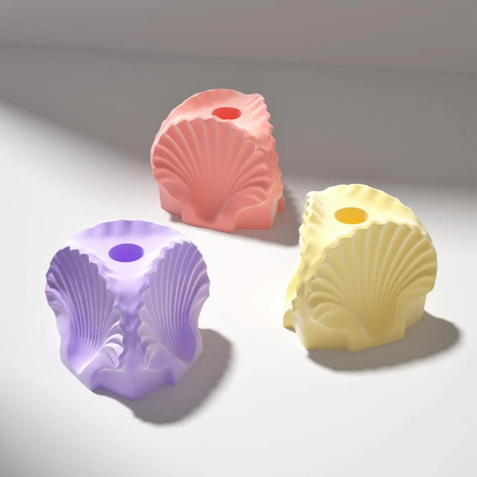 Seashell Taper Candle Holder Silicone Mold - Image 8