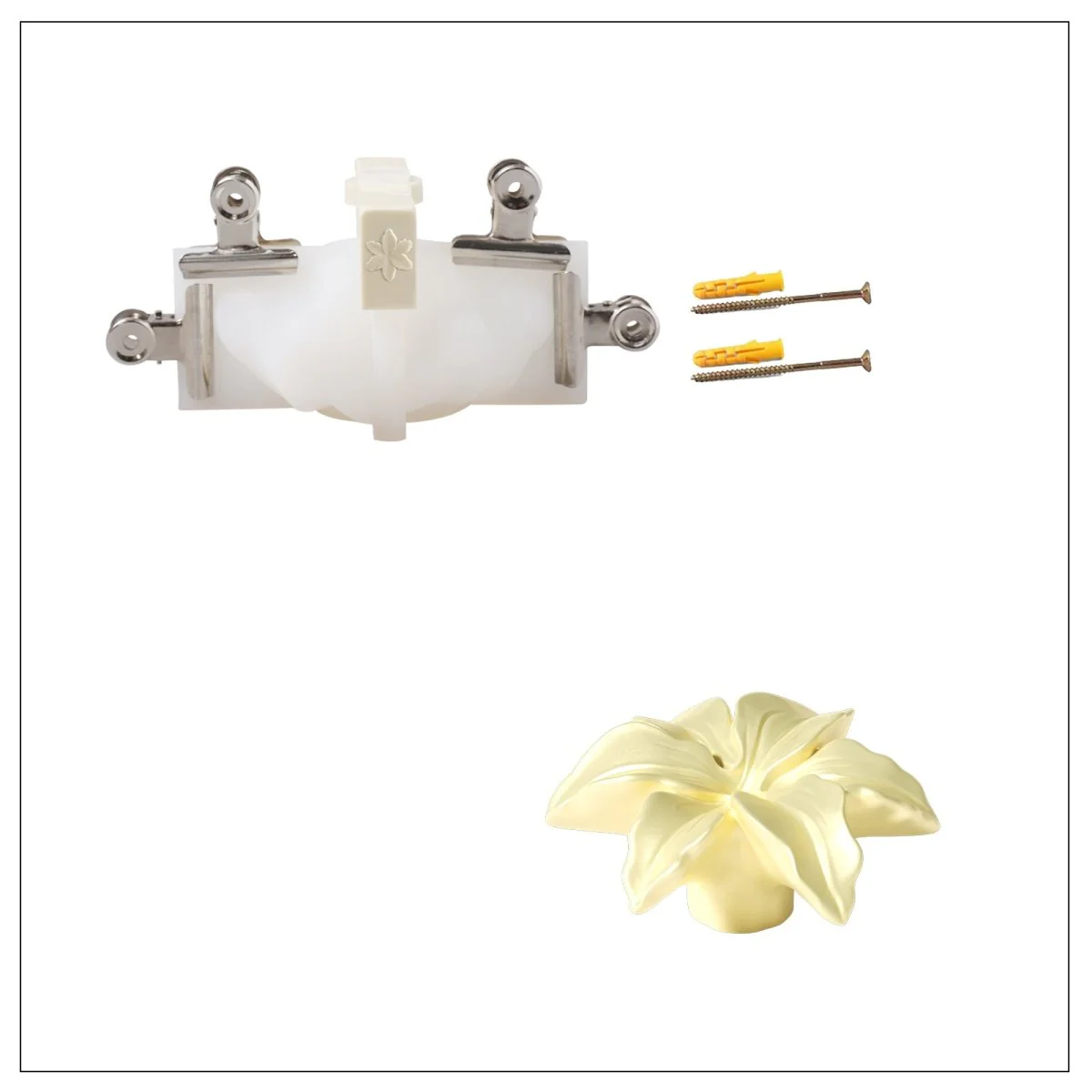 Silent Lily Wall Cloth Coat Hook Silicone Mold - Image 11