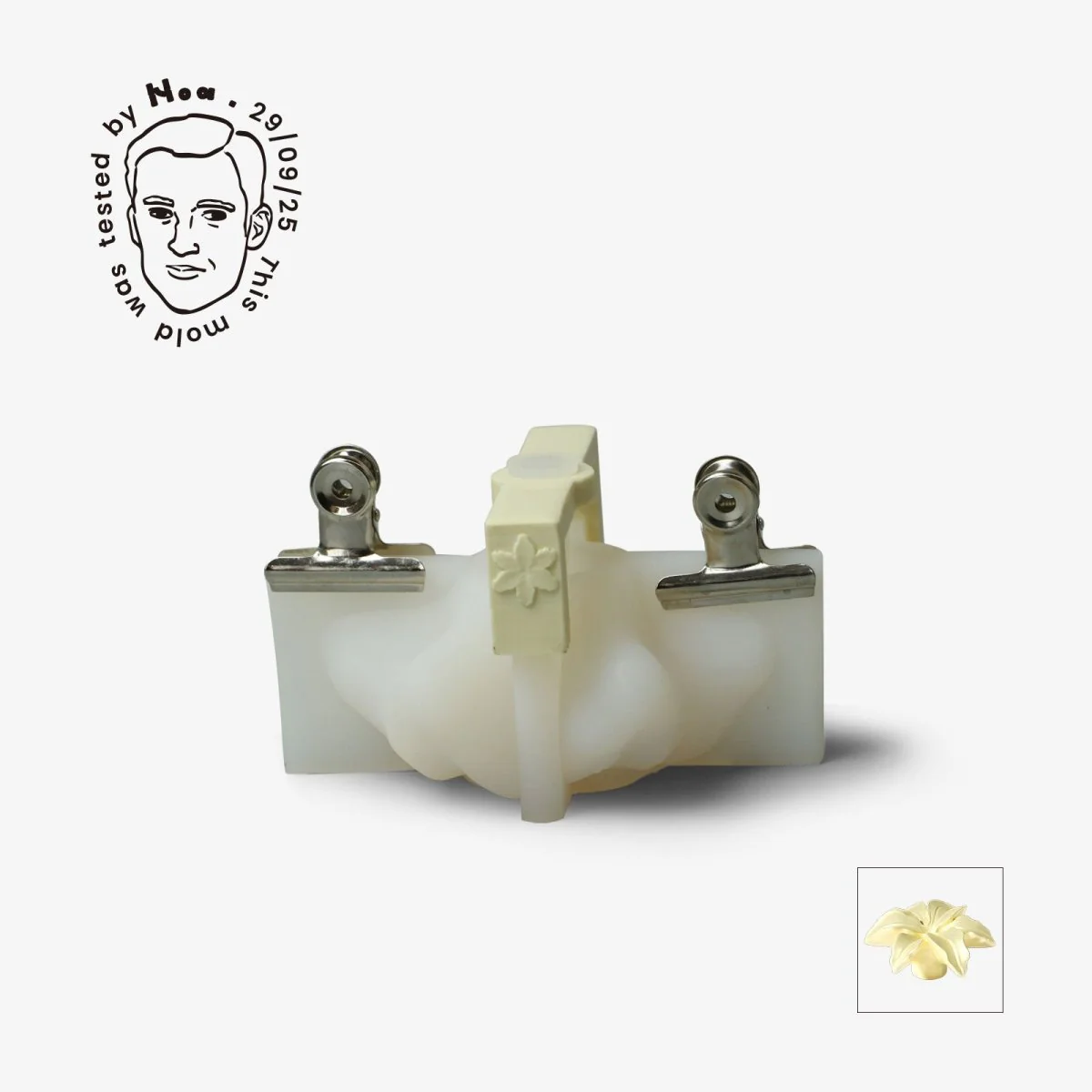 Silent Lily Wall Cloth Coat Hook Silicone Mold - Image 16