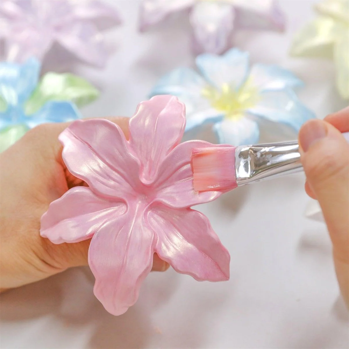 Silent Lily Wall Cloth Coat Hook Silicone Mold - Image 5